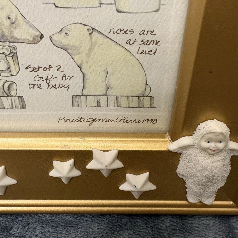 Depart. 56 Snowbabies Friendship Club Picture Frame 1998-1999 - Picture 8 of 9
